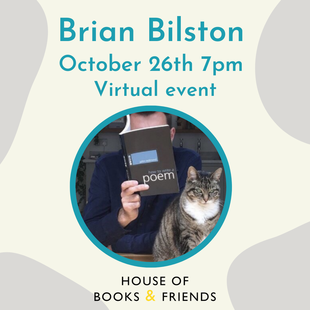 Brian Bilston event, October 26th 7pm, virtual event