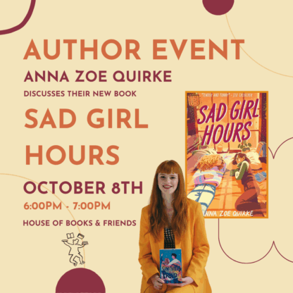 Author Event: Anna Zoe Quirke 'Sad Girl Hours' TICKET ONLY
