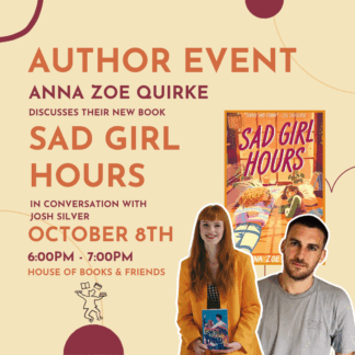 Author Event: Anna Zoe Quirke 'Sad Girl Hours' BOOK AND TICKET